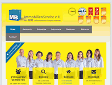Tablet Screenshot of mb-immobilienservice.de